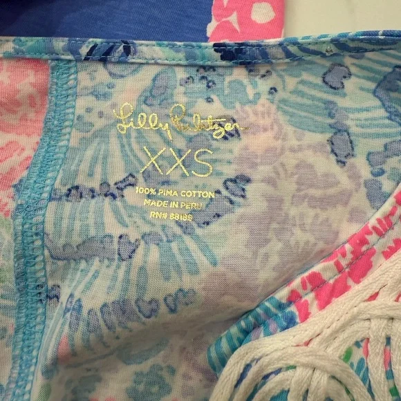 Lilly Pulitzer Blue and Pink Floral Dress - Picture 3 of 3